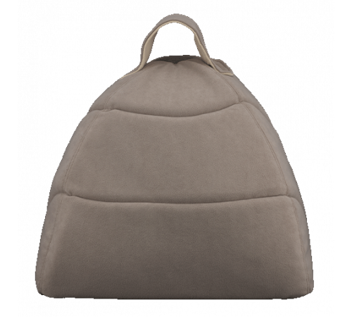 Лежак-домик AnimAll Silver для кошек и собак, бежевый, 39×39×36 см