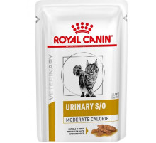 Влажный диетический корм для кошек Royal Canin Urinary S/O Moderate Calorie в соусе, 85 г