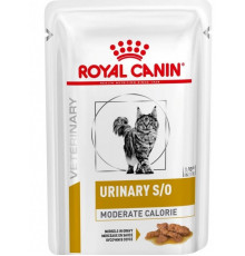 Влажный диетический корм для кошек Royal Canin Urinary S/O Moderate Calorie в соусе, 85 г
