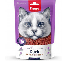 Wanpy Cat — мягкие полоски из утки, запечённые в духовке (Duck Jerky Strips), 80 г