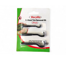Набор крючков для удаления клещей, (43456)