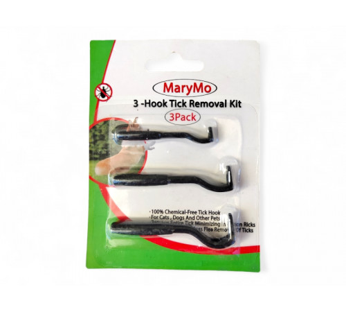 Набор крючков для удаления клещей, (43456)