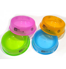 Миски пластиковые полупрозрачные, разные цвета, 18 см №2 (43181)