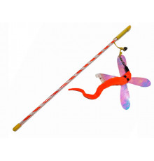 Игрушка для кошек, удочка-дразнилка, 42 см (41223)