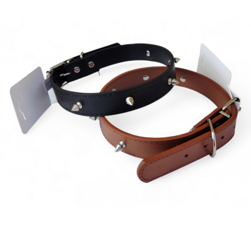 Ошейник с шипами №2, 3×52 см (43458)