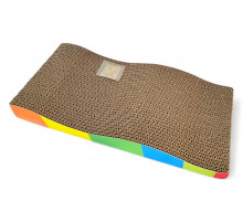 Когтеточка картонная "Волна", малая, 43×21×3,5 см (41448)