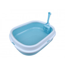 Туалет лоток, с лопаткой, большой, 48.5*40*13см, (43391)