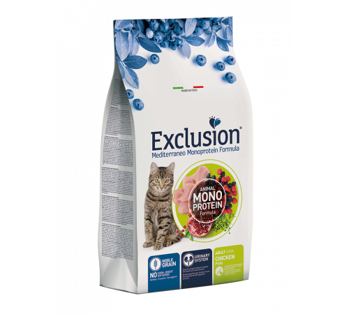 Exclusion Mediterraneo Noble Grain Cat Adult Chicken — корм для взрослых кошек, 1 кг (на развес)