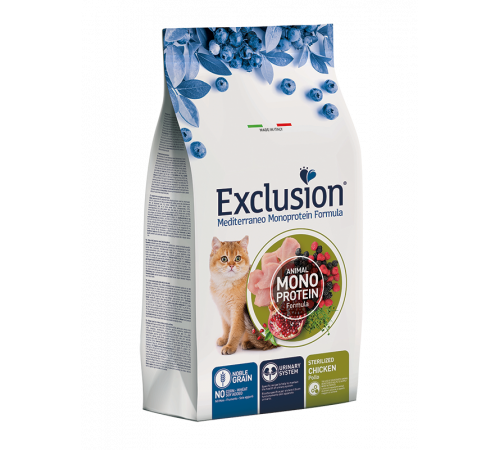 Exclusion Mediterraneo Noble Grain Cat Kitten Chicken — корм для котят, 1 кг (на развес)