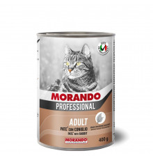 Morando Professional Adult паштет для кошек с кроликом, 400 г