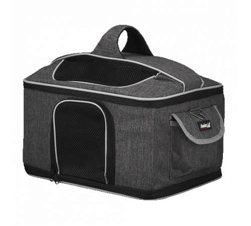 AnimAll сумка-переноска для кошек и собак, серая, 40×28×28 см