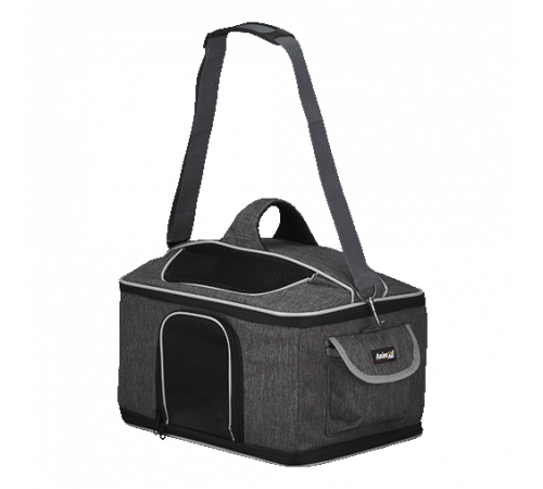 AnimAll сумка-переноска для кошек и собак, серая, 40×28×28 см
