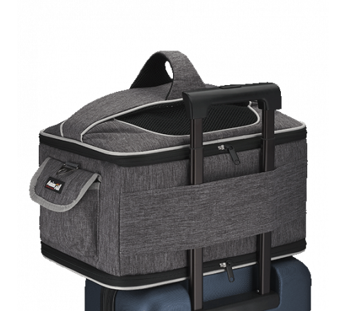 AnimAll сумка-переноска для кошек и собак, серая, 40×28×28 см