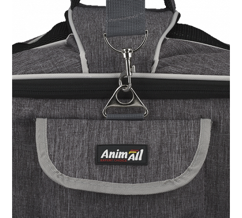 AnimAll сумка-переноска для кошек и собак, серая, 40×28×28 см