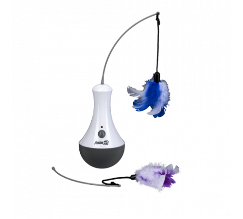 AnimAll CrazZzy игрушка-неваляшка автоматическая для кошек, серая