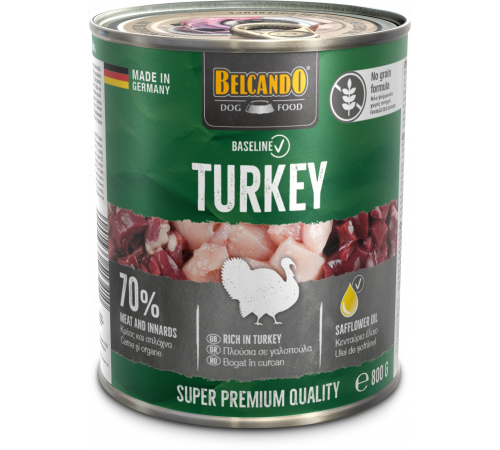 Belcando Baseline Turkey 800 г