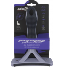 Дешеддер AnimAll дугообразный для вычесывания шерсти (4820224503097)