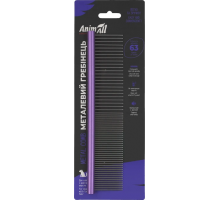 Металлический гребень AnimAll 63 зубца (4820224502946)
