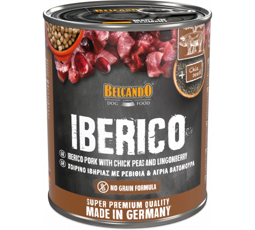 Belcando Quality Selection Iberico — влажный корм для собак, 800 г, с нутом и клюквой