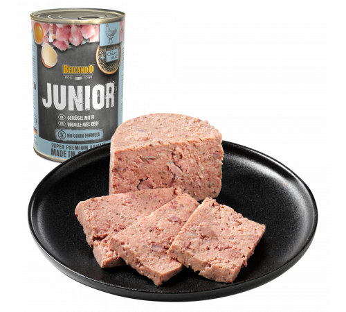 Belcando Quality Selection Junior — влажный корм для щенков, 400 г, с мясом птицы и яйцом