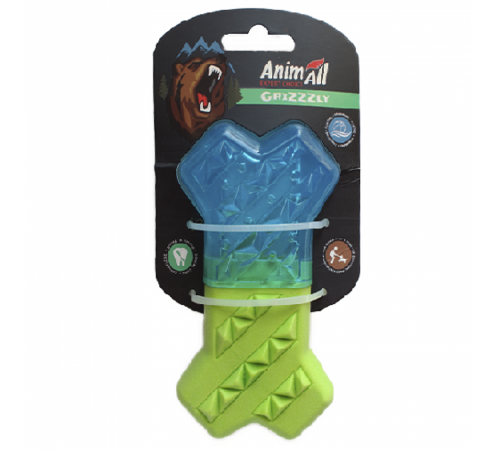 AnimAll GrizZzly — охлаждающая игрушка-косточка для собак, 13,5 см