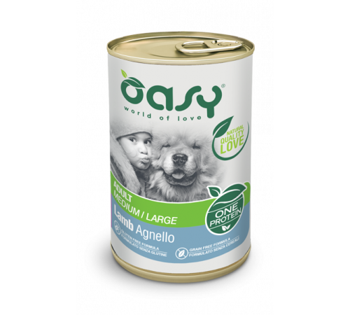 OASY ONE PROTEIN • Adult Medium/Large с ягненком 400 г