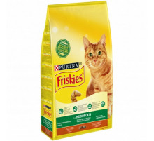 Сухой корм для домашних кошек Purina Friskies Indoor с курицей, овощами и травой 10 кг