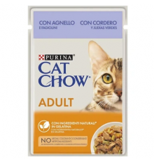 Влажный корм для кошек Purina Cat Chow Sterilised с ягнёнком и горохом 85 г