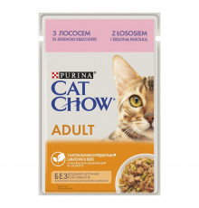 Влажный корм для кошек Purina Cat Chow Adult с лососем и горохом 85 г