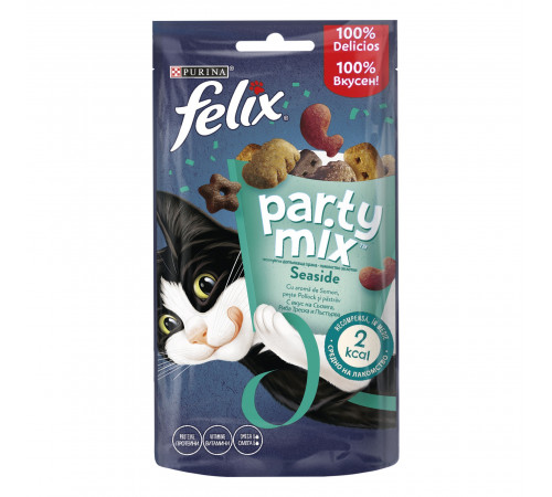 Лакомство для кошек Felix Party Mix Ocean Mix 60 г
