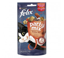 Лакомство для кошек Felix Party Mix Mixed Grill 60 г