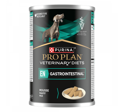 Влажный диетический корм для собак Purina Pro Plan Veterinary Diets EN Gastrointestinal Mousse 400 г