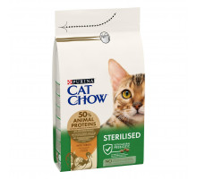 Сухой корм для кошек Purina Cat Chow Sterilised с индейкой 1,5 кг