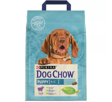 Сухой корм для щенков Purina Dog Chow Puppy с ягнёнком 2,5 кг