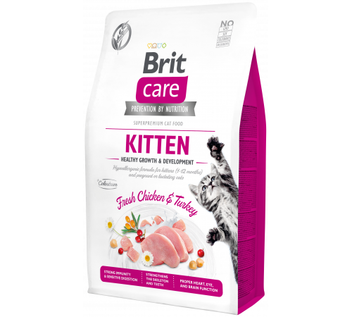 Brit Care Grain Free Growth & Development корм для котят 1 кг на развес