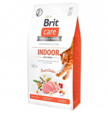 Brit Care Cat Grain-Free Indoor Anti-Stress корм для домашних кошек 7 кг