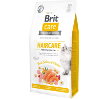 Brit Care Cat Grain-Free Haircare & Shiny Coat корм для кошек 1 кг на развес