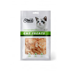 O'Cat Chicken & Codfish Rolls лакомство для кошек с курицей и треской 50 г