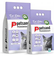 PetSand наполнитель для кошачьего туалета с лавандой 10 л