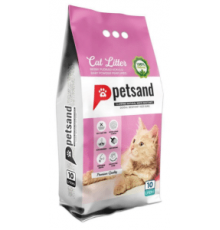 PetSand наполнитель для кошачьего туалета с ароматом детской присыпки 10 л