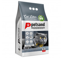PetSand комкующийся наполнитель для кошачьего туалета с активированным углем 5 л