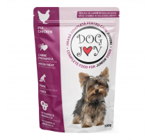DOG JOY влажный корм для щенков с курицей в соусе 100 г