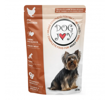 DOG JOY влажный корм для взрослых собак с курицей в соусе 100 г