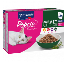Poésie® Classique Multipack Meaty Choice влажный корм для взрослых кошек 12 × 85 г