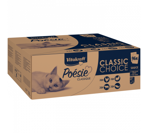 Mega Pack Poésie® Classique Classic Choice влажный корм для взрослых кошек 96 × 85 г