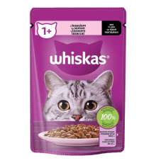 WHISKAS Лосось в соусе 85 г
