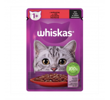 WHISKAS Говядина в соусе 85 г