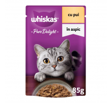 WHISKAS Pure Delight Курица в желе 85 г