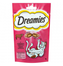 Dreamies лакомство для кошек с говядиной 60 г