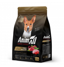 AnimAll Expert Choice Adult Medium Breed с индейкой и ягнятиной, 2.5 кг